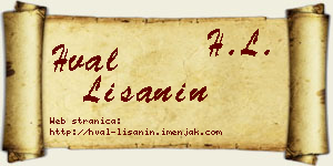 Hval Lišanin vizit kartica